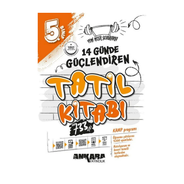 Ankara Yayıncılık 5. Sınıf 14 Günde Güçlendiren Tatil Kitabı