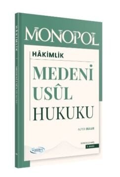 Monopol Yayınları Adli Hakimlik Medeni Usul Hukuku Konu Anlatımı 3. Baskı - Alper Bulur