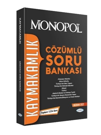 MONOPOL KAYMAKAMLIK ÇÖZÜMLÜ SORU BANKASI 2. BASKI