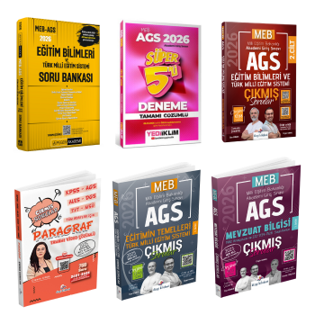 2026 MEB AGS Eğitim Bilimleri ve Türk Milli Eğitim Sistemi Soru Bankası & MEB AGS 5 li Deneme & MEB AGS Çıkmış Sorular Seti