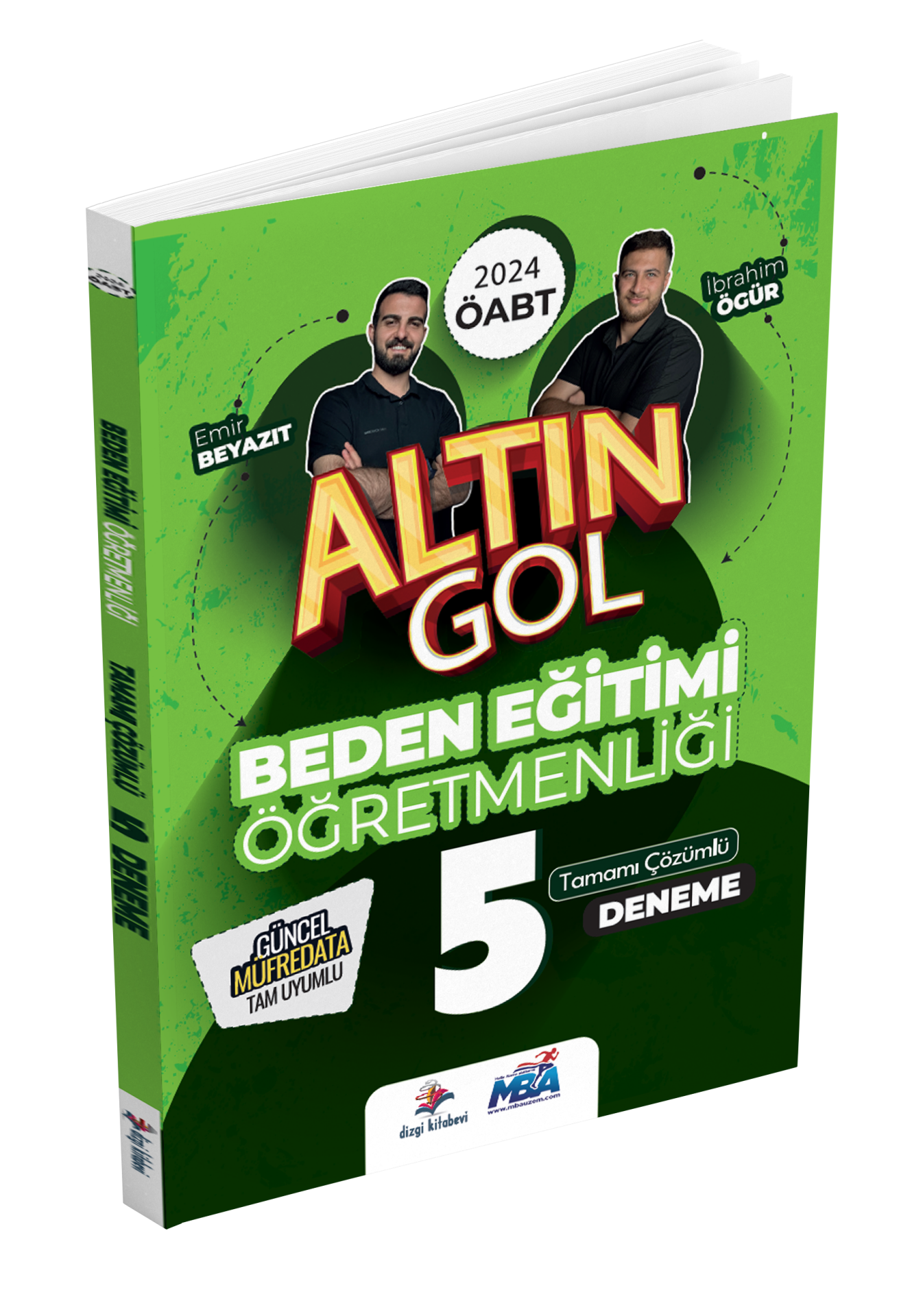 Dizgi Kitap KPSS ÖABT Altın Gol Beden Eğitimi Öğretmenliği Tamamı Çözümlü 5 Deneme-2024