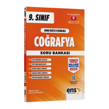 ENS Yayınları 9. Sınıf Coğrafya Konu Özetli Maarif Modeli Soru Bankası