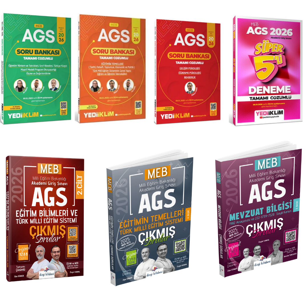 2026 MEB AGS Eğitim Bilimleri Soru Bankası & MEB AGS 5 li Deneme & MEB AGS Çıkmış Sorular Seti