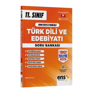ENS Yayınları 11. Sınıf Türk Dili ve Edebiyatı Konu Özetli Maarif Modeli Soru Bankası