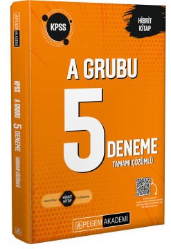 KPSS A Grubu Tamamı Çözümlü 5 Deneme Pegem Akademi