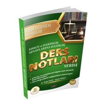 Savaş Yayınları HUKAL HMGS-HAKİMLİK Hukuk Felsefesi ve Sosyolojisi Ders Notları