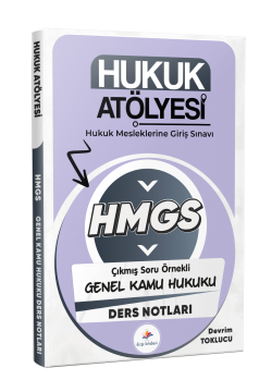 Dizgi Kitap 2026 Hukuk Atölyesi HMGS Hukuk Mesleklerine Giriş Sınavı Çıkmış Soru Örnekli Genel Kamu Hukuku Ders Notları Devrim Toklucu