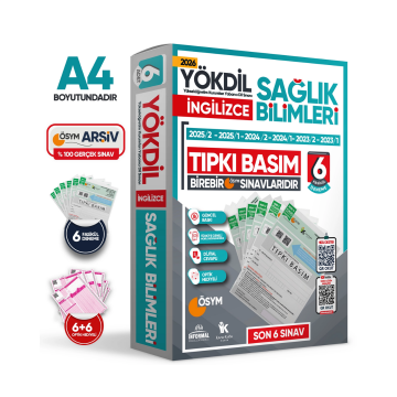 2026 YÖKDİL İngilizce SAĞLIK BİLİMLERİ ÖSYM Çıkmış Soru Tıpkı Basım Deneme Paketi 6lı Türkiye Geneli İnformal Yayınları