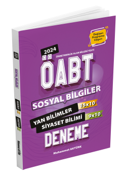 Memur Sınav Yayınları 2024 ÖABT Sosyal Bilgiler (Yan Bilimler & Siyaset Bilimi) 20’li Deneme