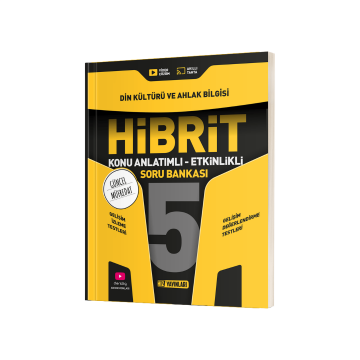 Hız Yayınları 5. Sınıf Din Kültürü ve Ahlak Bilgisi Hibrit Konu Anlatımlı Etkinlikli Soru Bankası