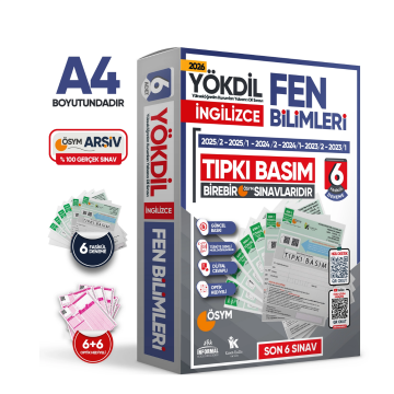 2026 YÖKDİL İngilizce FEN BİLİMLERİ ÖSYM Çıkmış Soru Tıpkı Basım Deneme Paketi 6lı Türkiye Geneli İnformal Yayınları