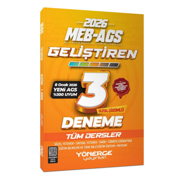 2026 MEB AGS Tüm Dersler Geliştiren 3 Deneme Çözümlü Yönerge Yayınları