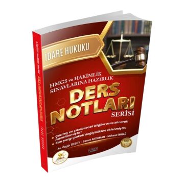 Savaş Yayınları HUKAL HMGS-HAKİMLİK İdare Hukuku Ders Notları