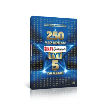 Sınav Yayınları TYT Tüm Dersler 250 Yazardan Sınav Kalitesinde 250 Yazardan 5 Deneme