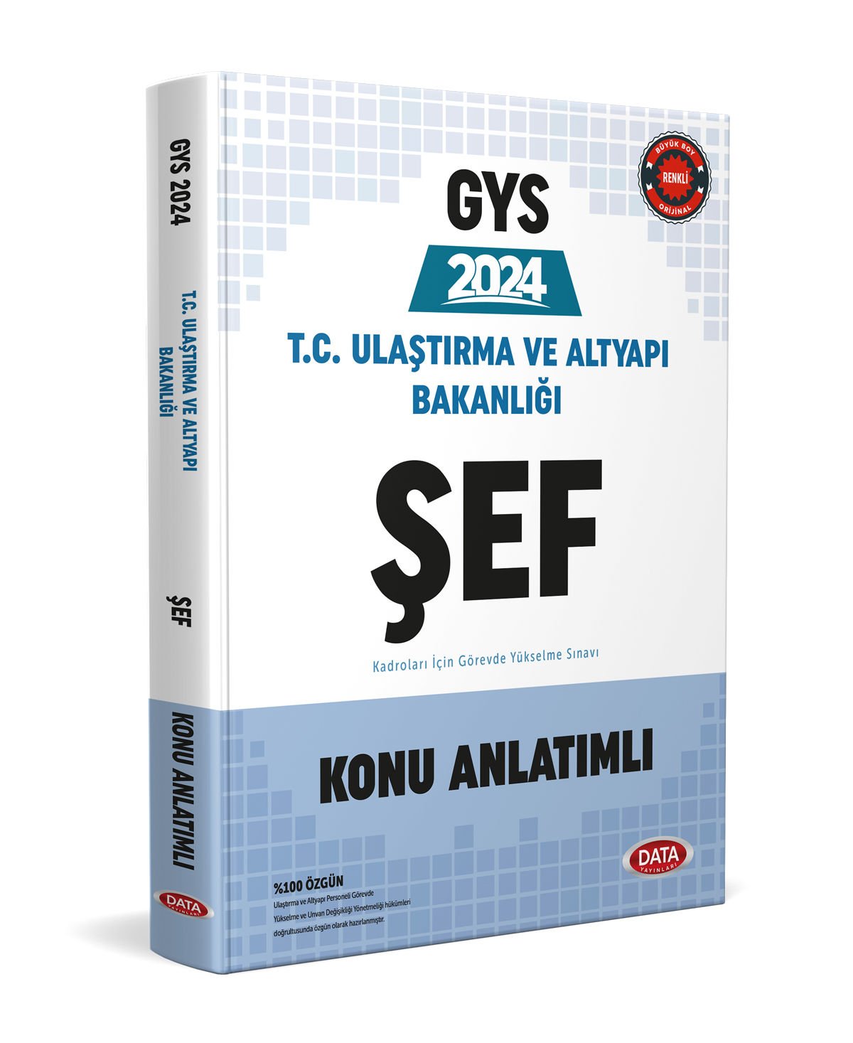 Ulaştırma Ve Altyapı Bakanlığı Şef Kadroları İçin Gys Ortak Alan Konu Anlatımlı Data Yayınları