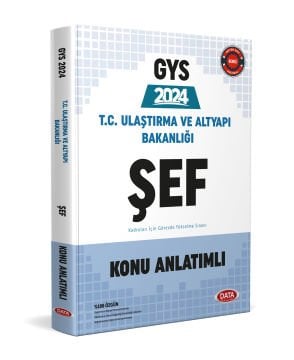 Ulaştırma Ve Altyapı Bakanlığı Şef Kadroları İçin Gys Ortak Alan Konu Anlatımlı Data Yayınları