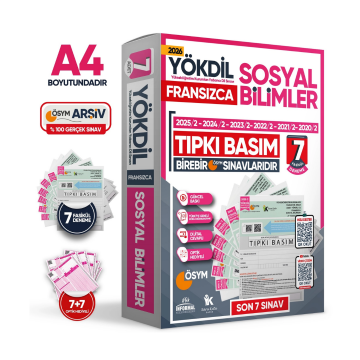 2026 YÖKDİL Fransızca SOSYAL BİLİMLER ÖSYM Çıkmış Soru Tıpkı Basım 7li Deneme Paketi İnformal Yayınları