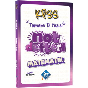 KPSS Matematik El Yazısı Konu Anlatım Defteri