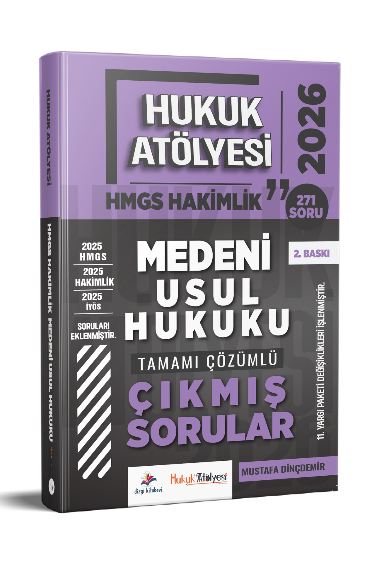 Dizgi Kitap 2026 Hukuk Atölyesi Hakimlik HMGS Hukuk Mesleklerine Giriş Sınavı Medeni Usul Hukuku Tamamı Çözümlü Çıkmış Sorular Mustafa Dinçdemir 2. Baskı