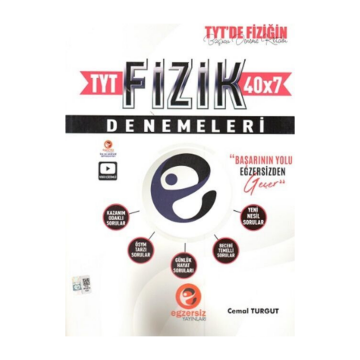 Egzersiz Yayınları TYT Fizik 40 x 7 Denemeleri