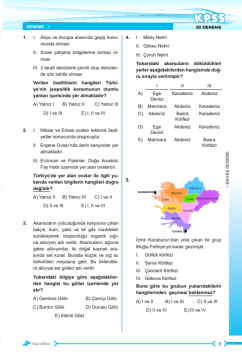 Dizgi Kitap ÖSYM Böyle Sorar 2026 KPSS Coğrafya Tamamı PDF Çözümlü 20 Deneme Sınavı Enes Eker