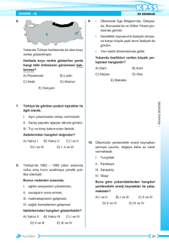 Dizgi Kitap ÖSYM Böyle Sorar 2026 KPSS Coğrafya Tamamı PDF Çözümlü 20 Deneme Sınavı Enes Eker