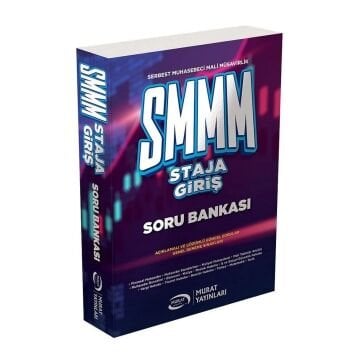 SMMM Staja Giriş Soru Bankası Çözümlü Murat Yayınları