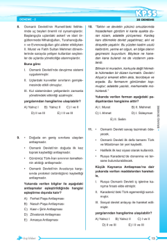 Dizgi Kitap ÖSYM Böyle Sorar 2026 KPSS Tarih Tamamı PDF Çözümlü 20 Deneme Sınavı Zeki Tuğa
