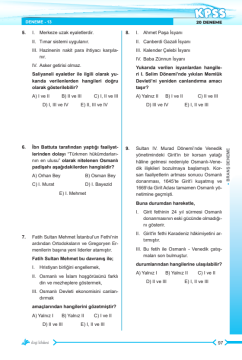 Dizgi Kitap ÖSYM Böyle Sorar 2026 KPSS Tarih Tamamı PDF Çözümlü 20 Deneme Sınavı Zeki Tuğa