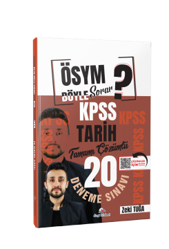 Dizgi Kitap ÖSYM Böyle Sorar 2026 KPSS Tarih Tamamı PDF Çözümlü 20 Deneme Sınavı Zeki Tuğa
