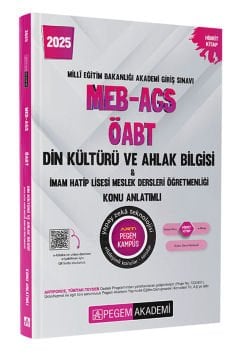 2025 MEB-AGS-ÖABT Din Kültürü ve Ahlak Bilgisi-İmam Hatip Lisesi Mes.Lisesi Öğretmenliği Konu Anlatımlı Pegem Yayınları