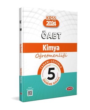 Data 2024 ÖABT Kimya Öğretmenliği 5 Deneme Çözümlü Data Yayınları