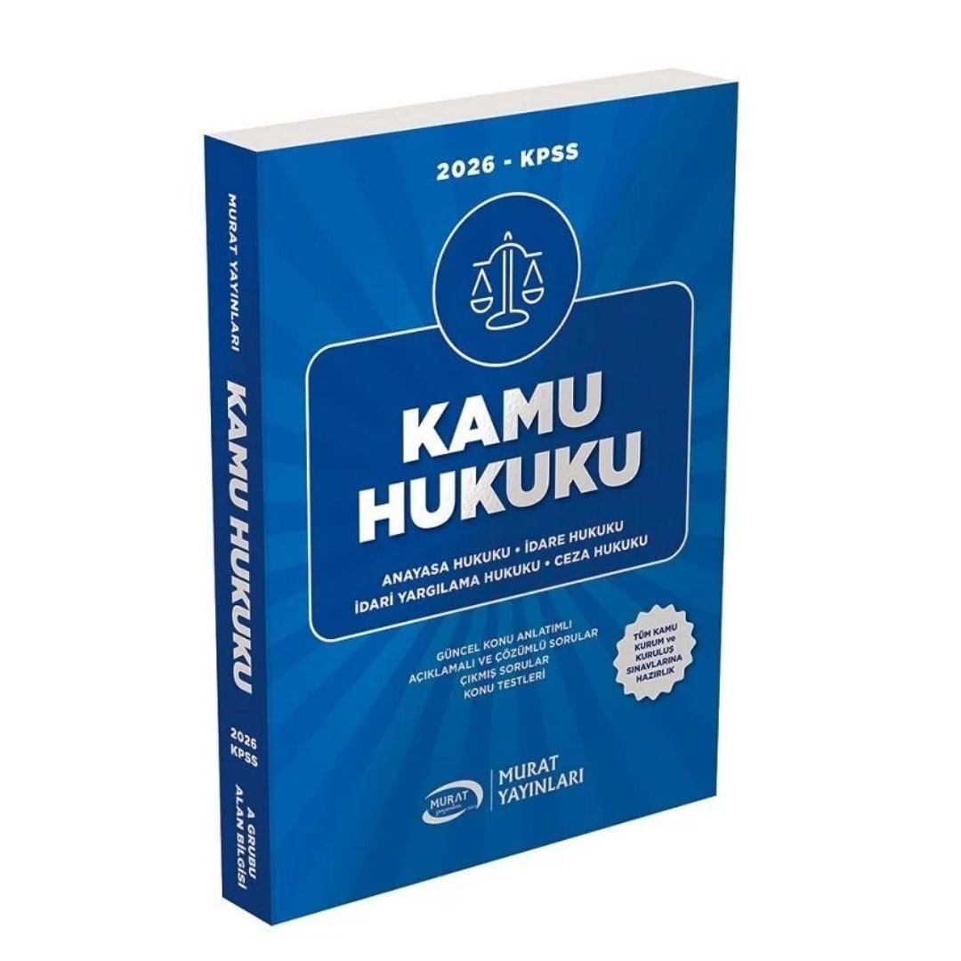 2026 KPSS A Grubu Kamu Hukuku Konu Anlatımlı Murat Yayınları