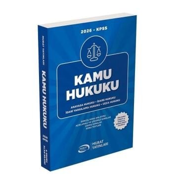 2026 KPSS A Grubu Kamu Hukuku Konu Anlatımlı Murat Yayınları