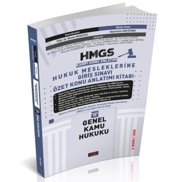 HMGS Özet Konu Anlatımı Genel Kamu Hukuku Savaş Yayınları