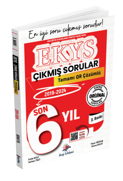 Dizgi Kitap MEB EKYS Müdür ve Müdür Yardımcılığı Tamamı Qr Çözümlü Son 6 Yıl Çıkmış Sorular