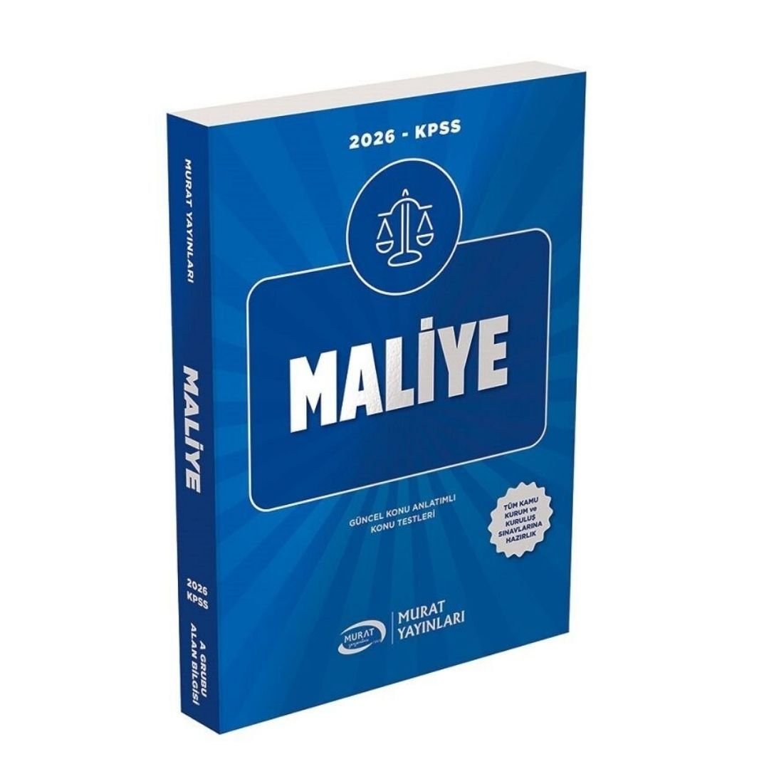 2026 KPSS A Grubu Maliye Konu Anlatımlı Murat Yayınları