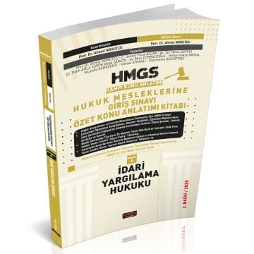 Savaş Yayınları HMGS Özet Konu Anlatımı İdari Yargılama Hukuku
