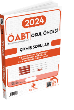 Dizgi Kitap MEB-AGS ÖABT Okul Öncesi Video Çözümlü 2024 Sınavı Tek Fasikül Orijinal Çıkmış Sorular