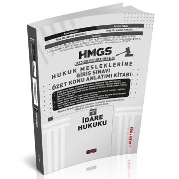 HMGS Özet Konu Anlatımı İdare Hukuku Savaş Yayınları