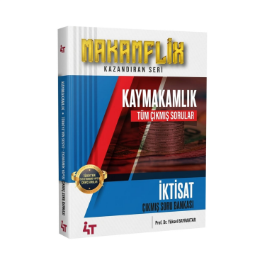 MAKAMFLİX Kaymakamlık İktisat Tüm Çıkmış Sorular Çözümlü 4T Yayınları