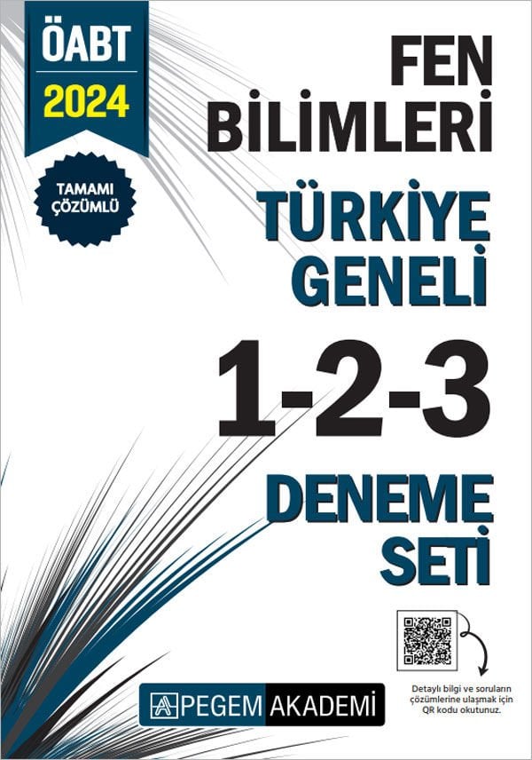 2024 KPSS ÖABT Fen Bilimleri Tamamı Çözümlü Türkiye Geneli 1-2-3 (3'lü Deneme Seti) İADESİZ