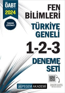 2024 KPSS ÖABT Fen Bilimleri Tamamı Çözümlü Türkiye Geneli 1-2-3 (3'lü Deneme Seti) İADESİZ