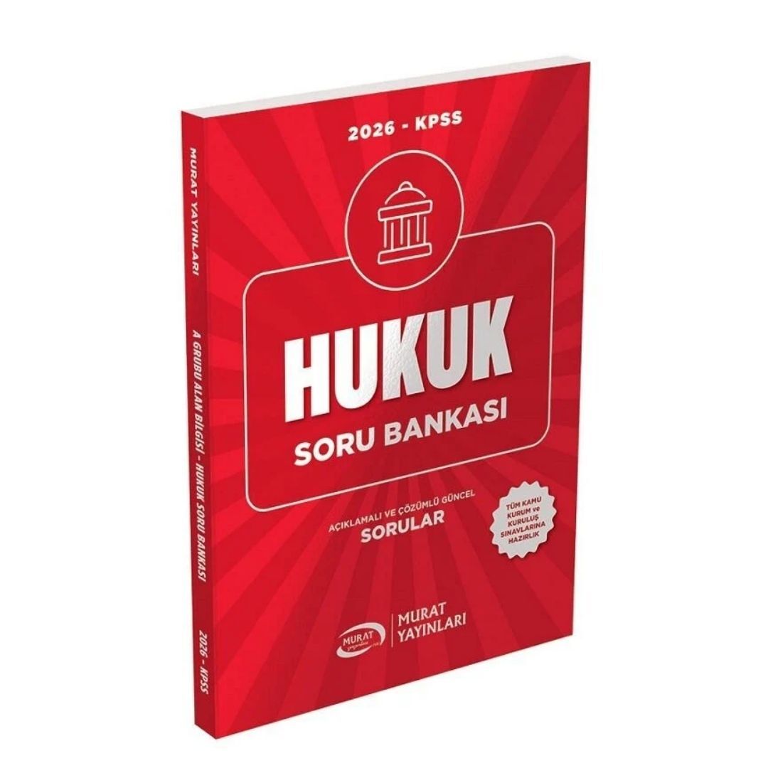 2026 KPSS A Grubu Hukuk Soru Bankası Çözümlü Murat Yayınları