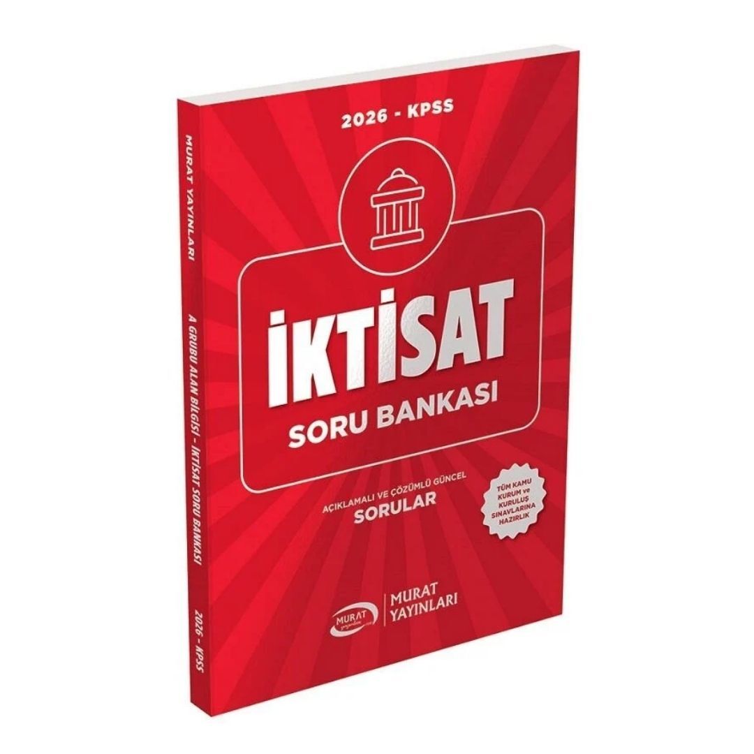 2026 KPSS A Grubu İktisat Soru Bankası Çözümlü Murat Yayınları