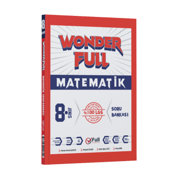 Full Matematik Yayınları 8. Sınıf LGS Matematik Wonderfull Soru Bankası
