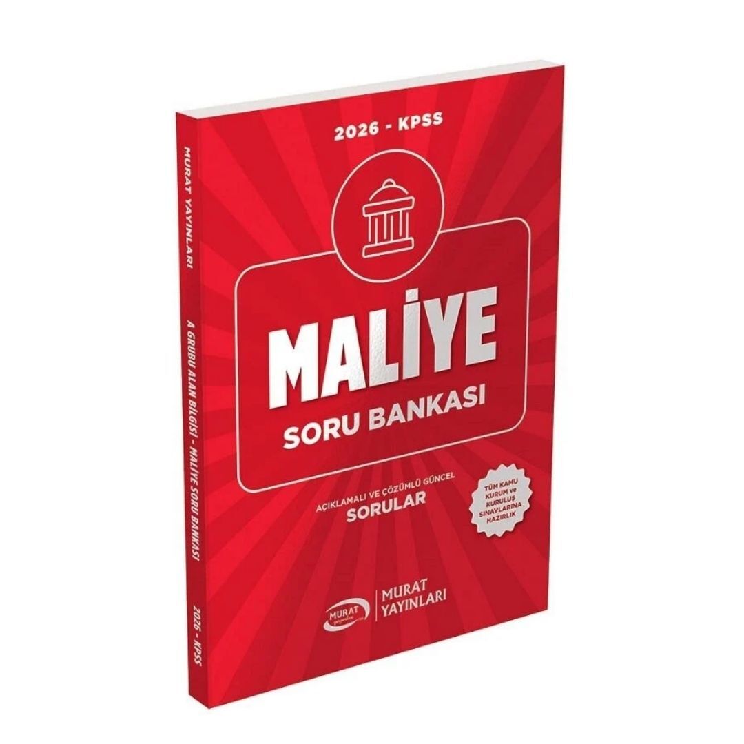 2026 KPSS A Grubu Maliye Soru Bankası Çözümlü Murat Yayınları