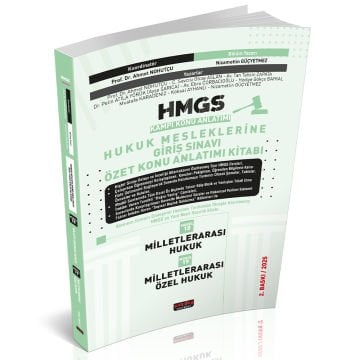 HMGS Özet Konu Anlatımı Milletlerarası Hukuk Milletlerarası Özel Hukuk Savaş Yayınları