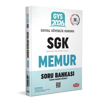 Data Yayınları 2026 Sosyal Güvenlik Kurumu (SGK) Memur GYS Soru Bankası - Tamamı Karekod Çözümlü