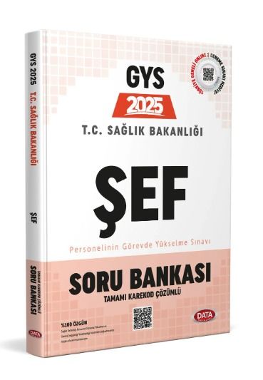 T.C. Sağlık Bakanlığı GYS Şef Soru Bankası (Tamamı Karekod Çözümlü) Data Yayınları